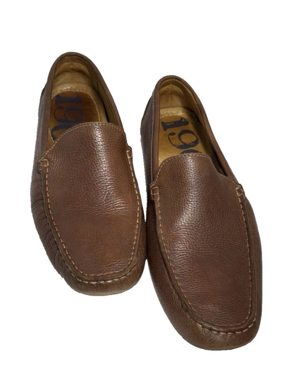 Men’s 1901 Leather Driving Loafers Sz 11 Preppy City Travel Leisure Old Money